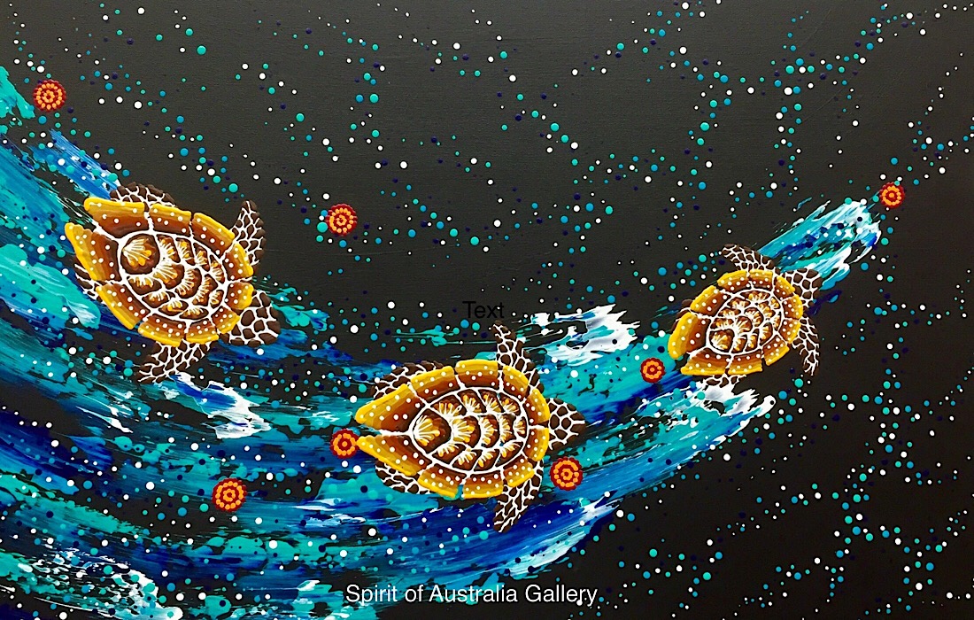 Anthony Walker, “Seven sister Turtle Increase Song Cycle”, 93x60cm