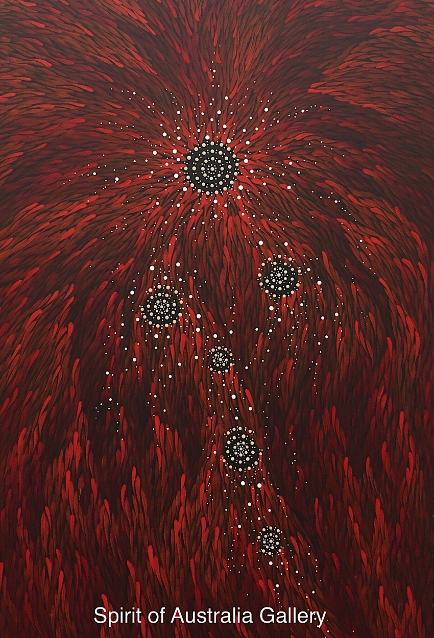 Anthony Walker, “Goanna Increase Song Cycle”, 90x60cm
